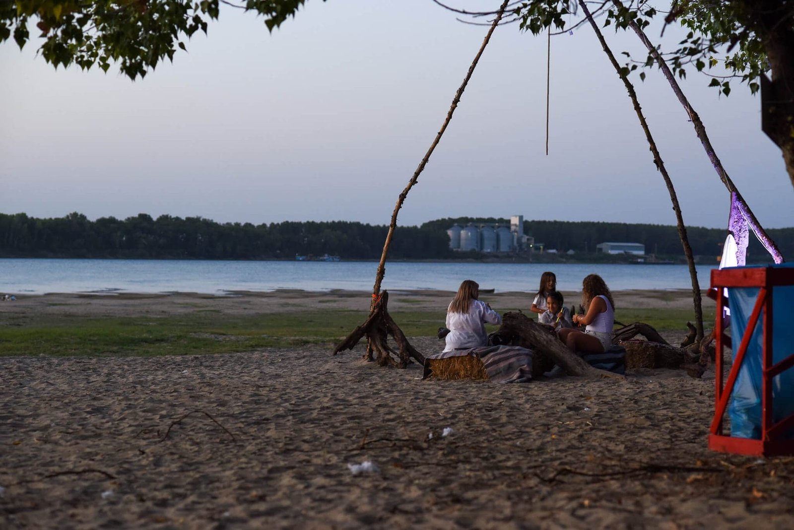 Gathering by the river